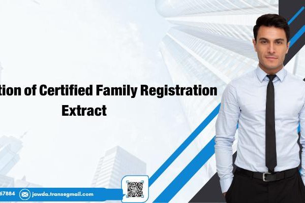 Translating the Family Registration Extract